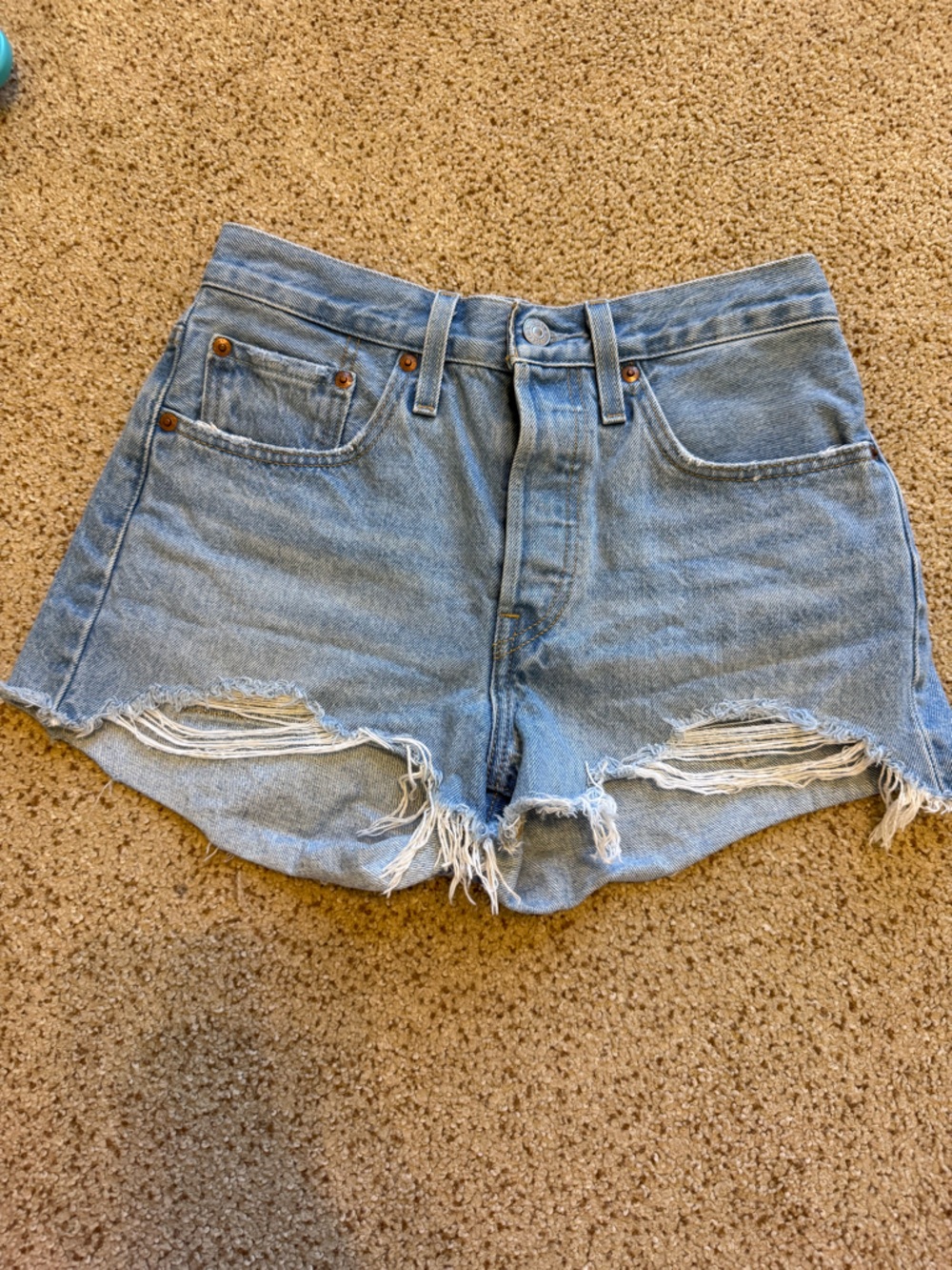 Levi’s 501 Denim High-Waist Shorts
